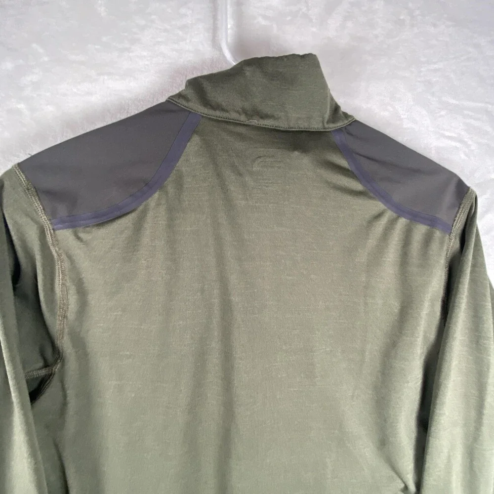 The North Face Pullover Mens Small Green FlashDry-XD Mountain Athletics 1/4 Zip